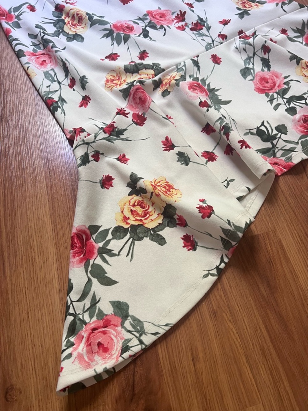 NWT Elegant Floral Mermaid Midi Dress - Picture 6 of 15